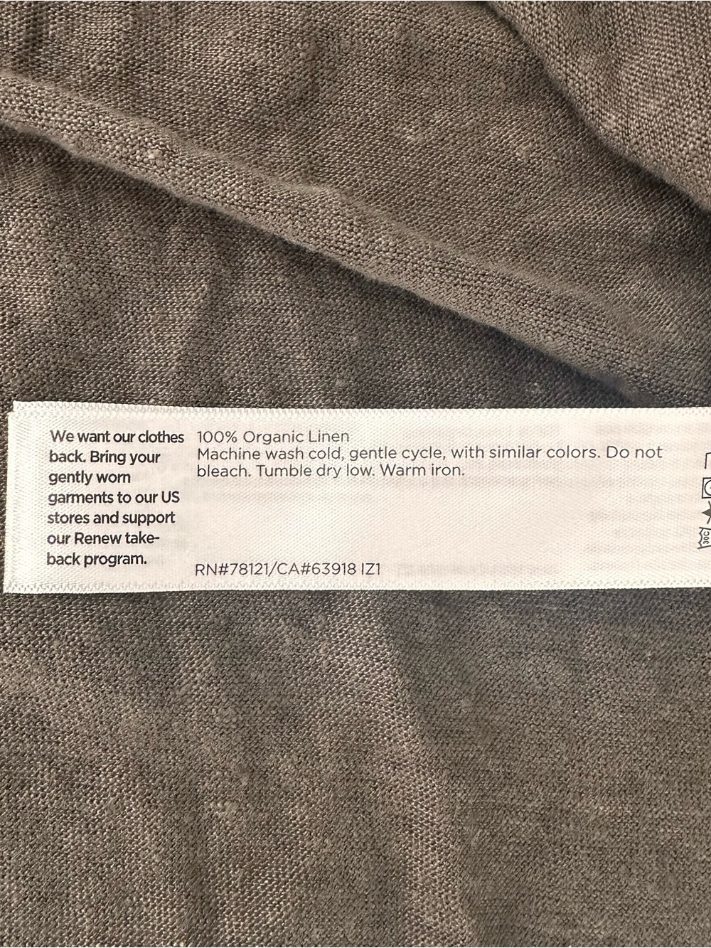 Eileen Fisher set of 2 Linen Long-Sleeve Crewneck Tops - Fuchsia & Dark Green M - Picture 6 of 10